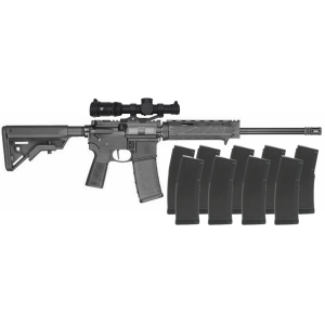 Smith & Wesson M&P15 Volunteer XV, 5.56mm, 16 Barrel, 10x 30rd Magazines, & Vortex 1-6x24mm Scope + Mount