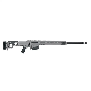 MRAD Folding Stock 338 Norma Magnum 26'' Fluted W (2) 10RND Tungsten Grey