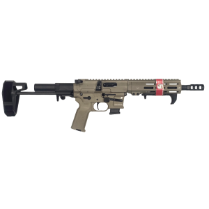 JP Enterprises JP-5 PDW Top-Charge Roller-Delay, 9mm, 9 Barrel, 1-10rd Magazine, FDE Cerakote, Pistol