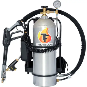 THROWFLAME X 15 FLAMETHROWER BRUSHED ALUMINUM