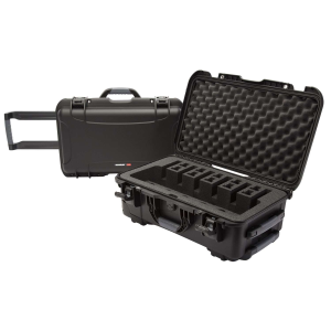 Nanuk 935-6UP1 935 6 Up Pistol Case 22 Black Handgun Polymer
