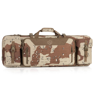 Savior Equipment Camo Urban Warfare Double Rifle Bag- 46 Chocolate Chip Camo