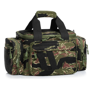 Savior Equipment Specialist Range Bag w/ 3 Pistol Sleeves, Tiger Stripe