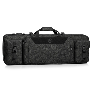 Savior Urban Warfare Double Rifle Bag, 36, Tamography Black