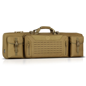 Urban Warfare Low Profile Double Rifle Cases - Urban Warfare Double Rifle Case 55'''' Tan