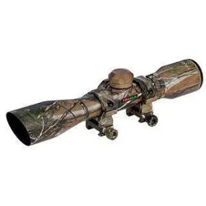 Truglo TG8504C3 Crossbow 4x 32mm Obj 20.8 ft @ 100 yds FOV 1 Tube Realtree Rangefinder/Trajectory Compensating