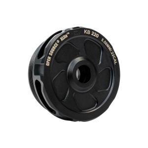 Precision Armament K-Brake(TM) Ultracompact Suppressor Brake, OPEN SOURCE(R), 220 Cal (Black)