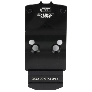 C&H PRECISION ADAPTER PLATE Takes Glock Size Rear Sight, Converts the Sig P320X (X-FIVE, X-COMPACT, X-CARRY) with RXP ROMEO1 Pro Slide Cut to Trijicon RMR/SRO, Holosun