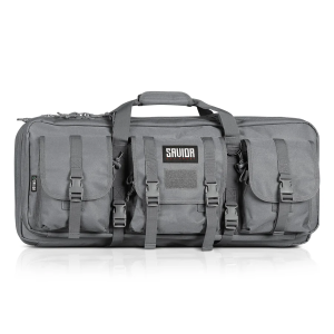 Savior Equipment American Classic Shorty Double Rifle Bag- 24 SW Gray