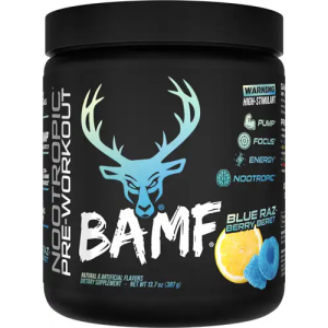 Bucked Up BUCKED UP PRE-WORKOUT BAMF BLUE RAZ-BERRY BERET 30SERVING - $25.07 at BattleHawk Armory