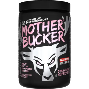Bucked Up BUCKED UP PRE-WORKOUT MOTHER BUCKER STRAWBERRY SETS 20 SRV - $26.64 at BattleHawk Armory