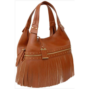 ConCarry Shoulder Bag W/Tassel/Holster Cognac