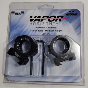 Warne WAR VAPOR HORIZONTAL 1 MEDIUM MATTE RINGS - $23.99 at BattleHawk Armory