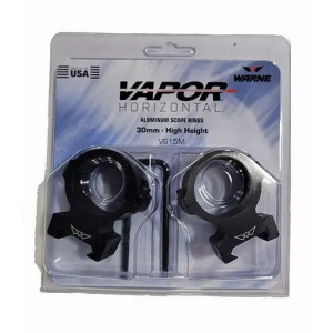 Warne WAR VAPOR HORIZONTAL 30MM HIGH MATTE RINGS - $23.99 at BattleHawk Armory