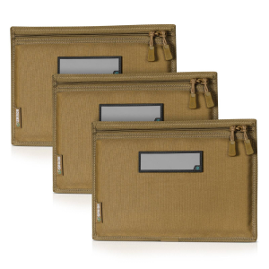 Savior Equipment Pistol Sleeve For Specialist Range Bag- 3 Pack- Dark FDE