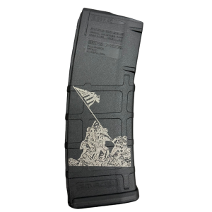 BHA Custom Lasered Raising of Iwo Jima 30rd AR-15 Magazine