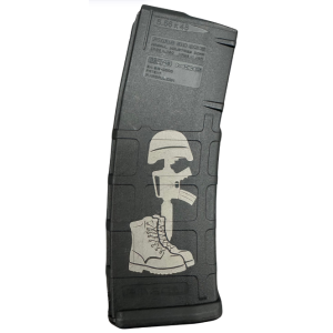 BHA Custom Lasered Battle Field Cross 30rd AR-15 Magazine