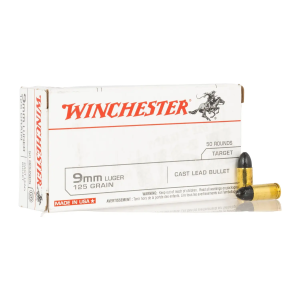 WIN USA9MM125 9MM USA TARGET CLB 125GR   50/10