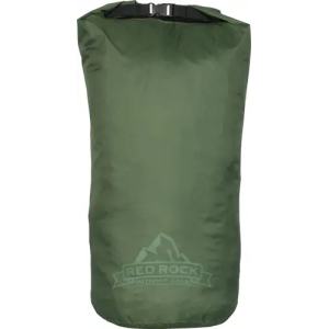 RED ROCK ROLL TOP DRY BAG 25 LITER WATERPROOF OD GREEN