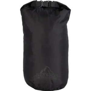 RED ROCK ROLL TOP DRY BAG 8 LITER WATERPROOF BLACK