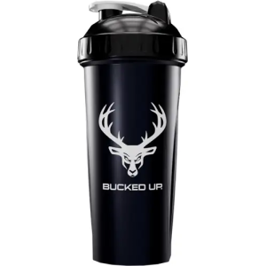 Bucked Up BUCKED UP SHAKER 28OZ BLACK & WHITE BPA FREE - $4.99 at BattleHawk Armory