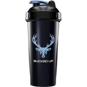 Bucked Up BUCKED UP SHAKER 28OZ BLACK & BLUE BPA FREE - $4.99 at BattleHawk Armory