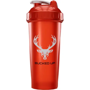 Bucked Up BUCKED UP SHAKER 28OZ RED & WHITE BPA FREE - $4.99 at BattleHawk Armory