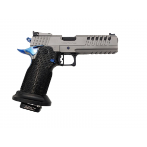 Masterpiece Arms DS9 Hybrid Stainless  Blue 9mm 5 Barrel 2 Magazines Optics Cut Pistol