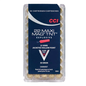 CCI WMR MAXI MAG 30GR TNT JHP AMMO 2000RD CASE