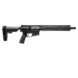 Daniel Defense DDM4 GL/SSC, 5.56 NATO, 12.5 Barrel, No Magazine, Black/FDE, Pistol
