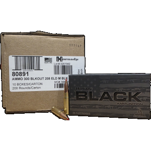 Hornady Black Subsonic ELD-Match Case Ammo