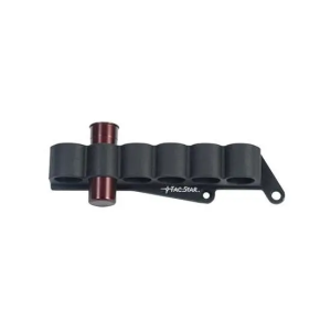 TacStar 1081211 SideSaddle Slimline Shotgun 12 Gauge 6 Rounds Black Polymer w/Aluminum Mounting Plate