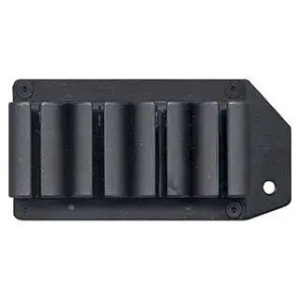 TacStar 1081168 SideSaddle Rem 870, 1100, 1187 12 Gauge 4 Black Polymer w/Aluminum Mounting Plate