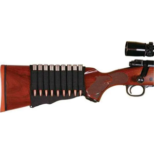 Allen 206 Buttstock Shell Holder 9 Rounds Black Elastic