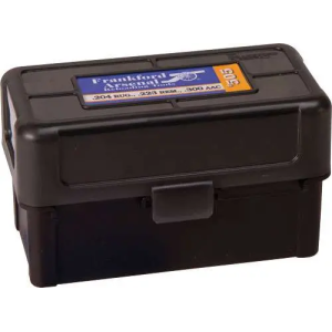 F/A AMMO BOX .223 50 ROUNDS BLACK/SMOKE HINGE TOP
