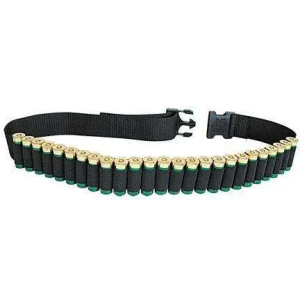 Allen 211 Shotgun Shell Belt 25 Rounds Black Cordura Nylon Up To 52 Waist