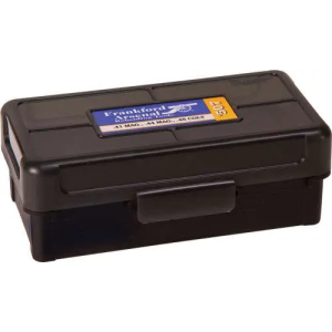 F/A AMMO BOX .44MAG/.44SPC/.41 MAG 50 RNDS BLACK/SMK HINGE TP