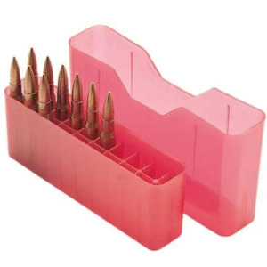 MTM J20M29 J-20 Slip Top Multi-Caliber 20rd Clear Red Medium