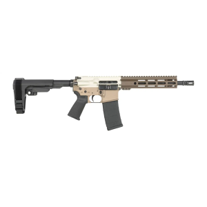 Shark Coast Tactical SCC07299SIESTA-P Siesta  5.56 NATO 30+1 10.50 Black Nitride Threaded Barrel, Aluminum Receiver w/Picatinny Rail, M-LOK Handguard, Polymer SB Tactical SBA3 Brace, Polymer Grip