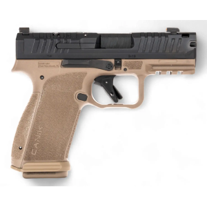 Canik HG8328DM-N Mete MC9 Prime 9mm Luger 17+1 3.64 Compensated Barrel, Steel Optic Ready/Serrated Slide, Polymer Frame w/Picatinny Rail, Textured Grip