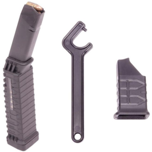 Ati American Tactical Imports ATI Schmeisser S50 9mm 50 Round Glock Style Magazine Viewing Window - $41.60 at BattleHawk Armory