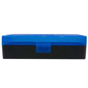 Berrys 38861 408 Ammo Box 40 S&W,45 ACP 50rd Blue Lid w/Black Bottom