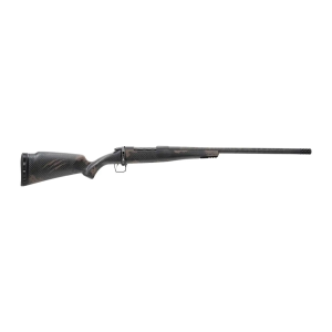 Fierce Firearms RGESC25CM18BTS Carbon Rogue 25 Creedmoor 3+1 18 Carbon Fiber Match Grade Threaded Barrel, Black Cerakote Stainless Steel Drilled & Tapped Receiver, Trophy Camo LR Negative Comb Carbon