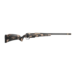 Fierce Firearms RIVSCX25CM20BDS Carbon Rival XP 2.0 25 Creedmoor 20 Smoked Bronze Cerakote Spiral Fluted Stainless Steel Barrel & Drilled & Tapped Receiver, Desert Shadow Camo Adj Comb Carbon Fiber S