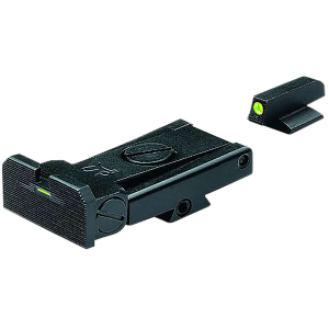 Kimber Mfg.,inc ML21210 1911 Adjustable Night Sight Set Green/Tritium Black Outline Front Sight-Green/Tritium Bar Black Outline Rear Sight