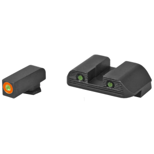 Glock Glock Glock Bold Sights Glock 20/21/29/30/31/32/36/40/41 Gen 3,4 Green Tritium w/Orange Outline Tritium Green Black - $144.00 at BattleHawk Armory