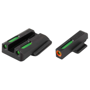 Truglo Truglo TG13RS2PC Brite-Site TFX Pro Day/Night Sights Ruger LC9/LC9s/LC380 Tritium/Fiber Optic Green w/Orange Outline Front U-Notch Green Rear Black - $97.85 at BattleHawk Armory