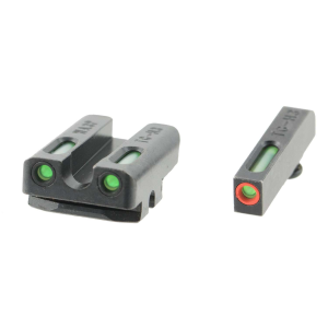 Truglo Truglo TG13WA3PC Brite-Site TFX Pro Day/Night Sights Walther CCP Tritium/Fiber Optic Green w/Orange Outline Front U-Notch Green Rear Black - $97.85 at BattleHawk Armory