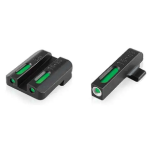 Truglo Truglo TG13NV1A Brite-Site TFX Day/Night Sights 1911 Pistol with Novak 260-450 Tritium/Fiber Optic Green w/White Outline Front Green Rear Black - $90.89 at BattleHawk Armory