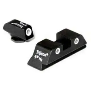 Trijicon Trijicon 600227 Bright & Tough Night Sights  fits Glock 20-21,29-30,36,40-41 3 Dot Green w/White Outline Front Green w/White Outline Rear Black (Including S & SF Variants) - $107.00 at BattleHawk Armory